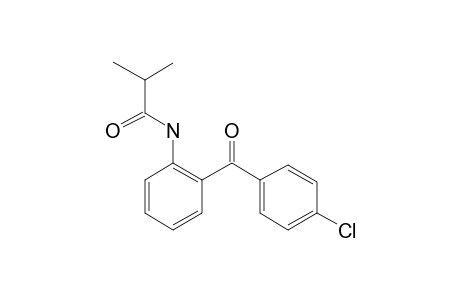 2-Amino-4'-chlorobenzophenone, N-(2-methylpropionyl)-