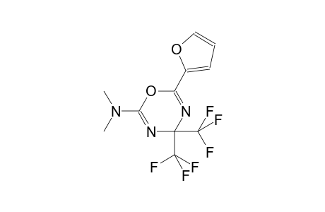 6-(2-furyl)-N,N-dimethyl-4,4-bis(trifluoromethyl)-4H-1,3,5-oxadiazin-2-amine