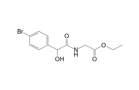 [2-(4-Bromophenyl)-2-hydroxyacetylamino]acetic acid, ethyl ester