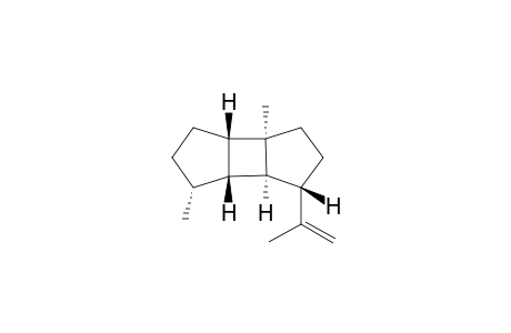 (1R*,2S*,5R*,6R*,7R*,8S*)-1,5-Dimethyl-8-(1'-methylethenyl)-tricyclo-[5.3.0.2(2,6)]-decane;prespatane