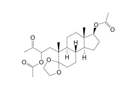 2.xi.,17.beta.-Diacetoxy-5,5-ethylenedioxy-4,5-secoandrostan-3-one