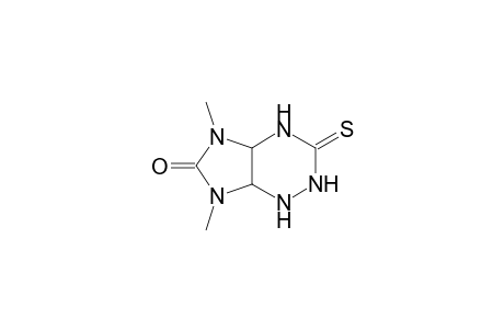 5,7-Dimethyl-3-sulfanyl-1,2,4a,5,7,7a-hexahydro-6H-imidazo[4,5-E][1,2,4]triazin-6-one