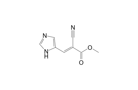 (E)-2-cyano-3-(1H-imidazol-5-yl)-2-propenoic acid methyl ester