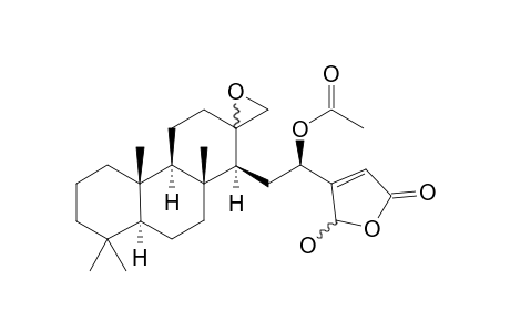 (16R)-Acetoxy-(25R,S)-hydroxy-13,24-epoxy-cheilanth-17-en-19,25-olide