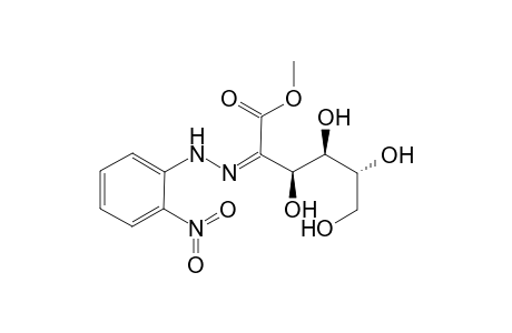 Methyl 2-(2'-nitrophenylhydrazono)-D-arabino-hexulosonate