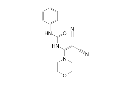 1-(2,2-dicyano-1-morpholinovinylene)-3-phenylurea