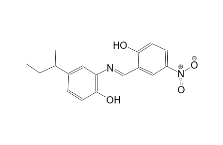 2-{(E)-[(5-sec-butyl-2-hydroxyphenyl)imino]methyl}-4-nitrophenol