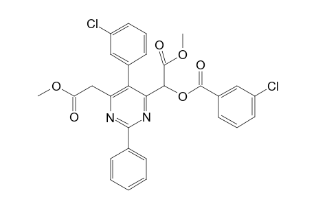 1-(5-(3-Chlorophenyl)-6-(2-methoxy-2-oxoethyl)-2-phenylpyrimidin-4-yl)-2-methoxy-2-oxoethyl 3-Chlorobenzoate