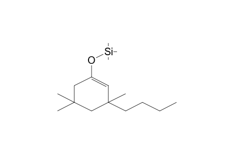 Cyclohexene, 3-butyl-3,5,5-trimethyl-1-(trimethylsilyloxy)-