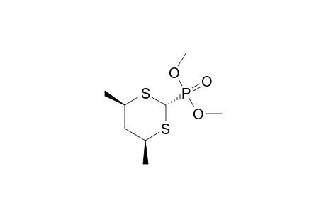 r-2-(Dimethoxyphosphoryl)-t-4,t-6-dimethyl-1,3-dithiane