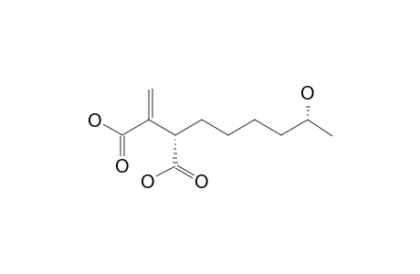 (3S,8R)-8-HYDROXY-3-CARBOXY-2-METHYLENE-NONANOIC-ACID