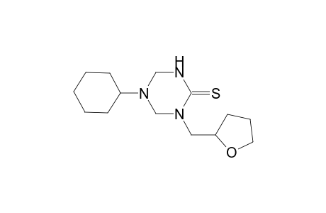 5-cyclohexyl-1-(tetrahydro-2-furanylmethyl)tetrahydro-1,3,5-triazine-2(1H)-thione