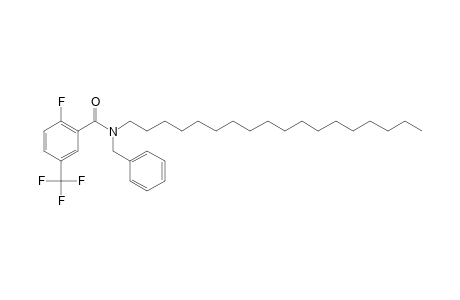 Benzamide, 2-fluoro-5-trifluoromethyl-N-benzyl-N-octadecyl-