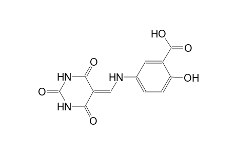 benzoic acid, 2-hydroxy-5-[[(tetrahydro-2,4,6-trioxo-5(2H)-pyrimidinylidene)methyl]amino]-