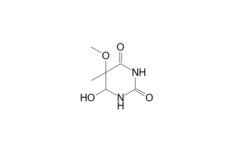 Hydroxy-5 methoxy-6 dihydrothymine