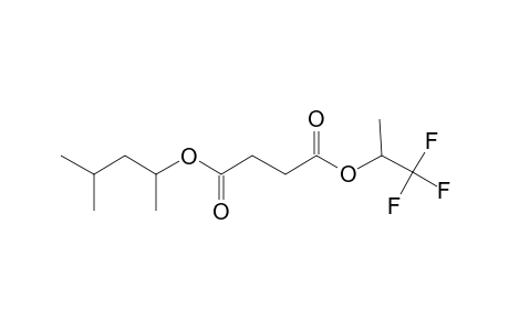 Succinic acid, 1,1,1-trifluoroprop-2-yl 4-methylpent-2-yl ester