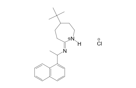 5-tert-butylhexahydro-2-{[1-(1-naphthyl)ethyl]imino}-1H-azepine, monohydrochloride