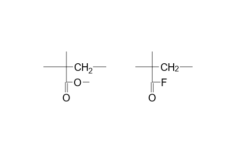 Poly(methyl methacrylate-co-methacryloyl fluoride)