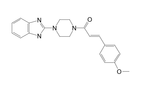 1-[p-Methoxycinnamoyl]-4-[2-benzimidazolyl]piperazine