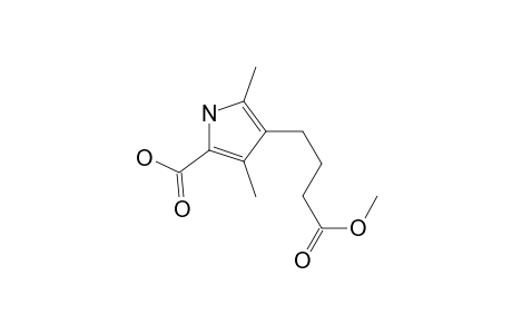 1H-Pyrrole-3-butanoic acid, 5-carboxy-2,4-dimethyl-, .alpha.-methyl ester