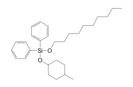 Silane, diphenyl(cis-4-methylcyclohexyloxy)decyloxy-