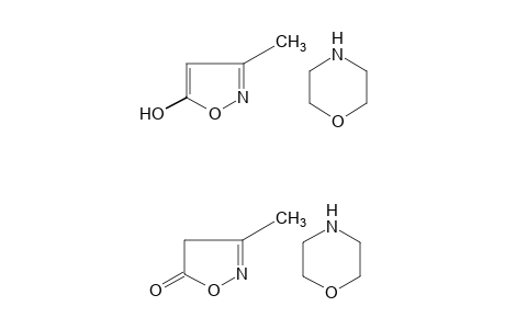 3-methyl-2-isoxazolin-5-one, compound with morpholine(1:1)