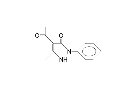 4-Acetyl-3-methyl-1-phenylpyrazol-5-on