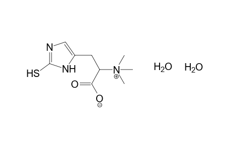 (4-carboxy-2[2-mercaptoimidazole-4(or 5)-yl]ethyl)trimethylammonium hydroxide, inner salt, dihydrate