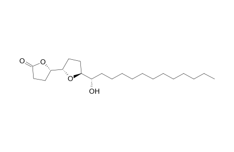 (5S)-5-[(2S,5S)-5-[(1S)-1-hydroxytridecyl]oxolan-2-yl]oxolan-2-one