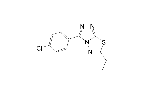 3-(4-Chlorophenyl)-6-ethyl-[1,2,4]triazolo[3,4-b][1,3,4]thiadiazole