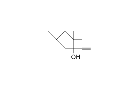 1-Ethynyl-2,2,cis-4-trimethyl-cyclopentanol