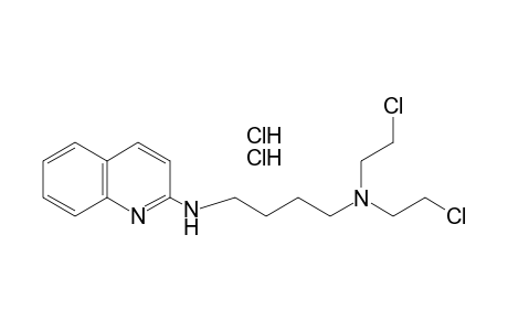 2-{4-[bis(2-chloroethyl)amino]butyl amino}quinoline, dihydrochloride