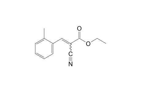 alpha-Cyano-o-methylcinnamic acid, ethyl ester