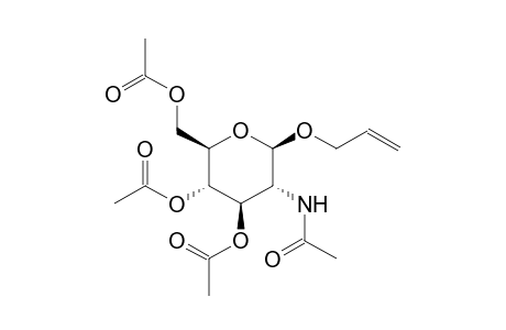 Allyl-2-deoxy-2-acetylamino-3,4,6-tri-O-acetyl-b-d-glucopyranoside