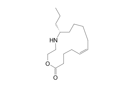 (5R,10Z)-5-propyl-1-oxa-4-azacyclopentadec-10-en-15-one