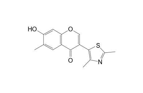 3-(2,4-Dimethyl-1,3-thiazol-5-yl)-7-hydroxy-6-methyl-4H-chromen-4-one