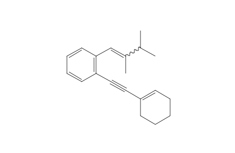 1-(Cyclohex-1-en-1-ylethynyl)-2-(2,3-dimethylbut-1-en-1-yl)benzene