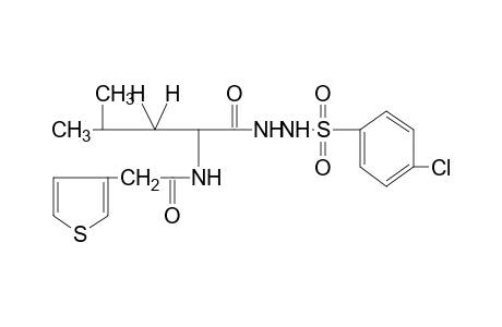 1-[(p-chlorophenyl)sulfonyl]-2-{N-[(3-thienyl)acetyl]leucyl}hydrazine