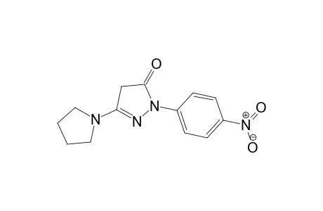 1-(4-Nitrophenyl)-3-pyrrolidino-2-pyrazolin-5-one