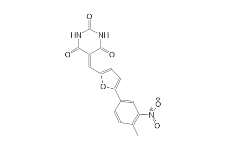 5-{[5-(4-methyl-3-nitrophenyl)-2-furyl]methylene}-2,4,6(1H,3H,5H)-pyrimidinetrione