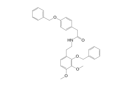 N-{[(3,4-Dimethoxy-2-(benzyloxy)phenyl]ethyl}-4'-(benzyloxy)phenacetamide