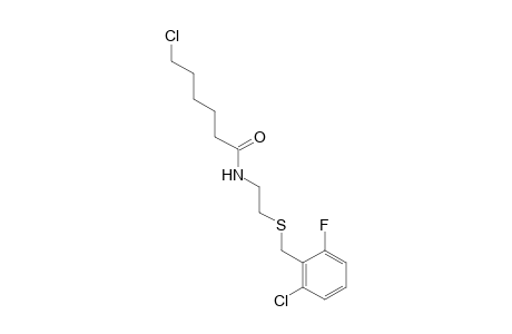 6-chloro-N-{2-[(2-chloro-6-fluorobenzyl)thio]ethyl})hexanamide