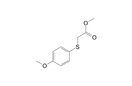 2-[(4-Methoxyphenyl)sulfanyl]acetic acid, methyl ester