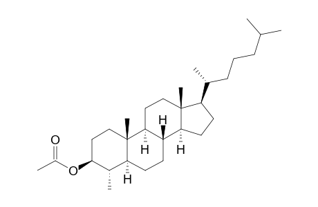 4-ALPHA-METHYL-5-ALPHA-CHOLESTAN-3-BETA-YL-ACETATE