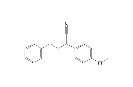 2-(4-methoxyphenyl)-4-phenyl-butanenitrile