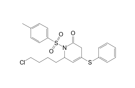 6-(4-Chlorobutyl)-4-(phenylthio)-1-tosyl-1,6-dihydropyridin-2(3H)-one