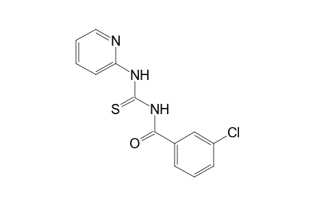 1-(m-chlorobenzoyl)-3-(2-pyridyl)-2-thiourea