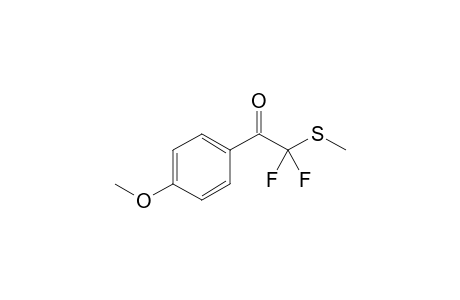 4'-METHOXY-ALPHA,ALPHA-DIFLUORO-ALPHA-(METHYLTHIO)-ACETOPHENONE