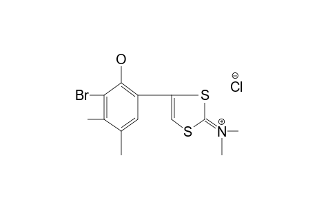[4-(5-bromo-6-hydroxy-3,4-xylyl)-1,3-dithiol-2-ylidene]dimethylammonium chloride