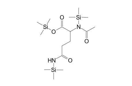 Trimethylsilyl 5-imino-5-[(trimethylsilyl)oxy]-2-((1-[(trimethylsilyl)oxy]ethylidene)amino)pentanoate